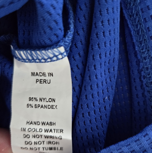 Lacoa Royal Blue Mesh Racerback Tank in XL - Picture 4 of 8